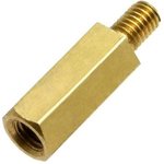 PCHSN-10 (5), Стойка для печатных плат 10mm М3, латунь, шестигранная, ключ 5мм