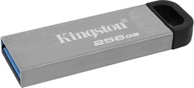 Фото 1/10 DTKN/256GB, Флэш-диск 256 Gb USB 3.2 Kingston DataTraveler Kyson серебристый/черный