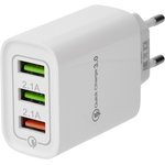 16-0277, Сетевое зарядное устройство для iPhone/iPad 3 x USB, 5V ...