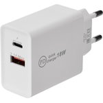 16-0278, Сетевое зарядное устройство для iPhone/iPad Type-C + USB 3.0 с Quick ...