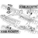 KMB-RIOMTR, KMB-RIOMTR_сайлентблок задней подушки двигателя!\ Hyundai Accent 06-10