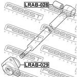 LRAB-028, LRAB-028_сайлентблок прод. тяги !задн.нижн\ Land Rover