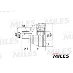 GA20528, ШРУС VW T4 1.9D-2.8 90-03 нар. MILES