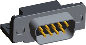 5747840-3, D-Sub Standard Connectors PLUG FRNT MTL SHL 9P