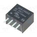 RI3-2405S, Isolated DC/DC Converters - Through Hole 3W 24Vin 5Vout 600mA