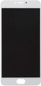Фото 1/2 Дисплей (LCD модуль) для Meizu M3 Note (M681H) с тачскрином (белый)