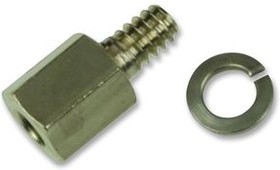 D12107339, Connector Accessories Screw Straight Brass Nickel