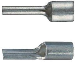 Uninsulated pin cable lug, 4.0-6.0 mm², 3.6 mm, metal