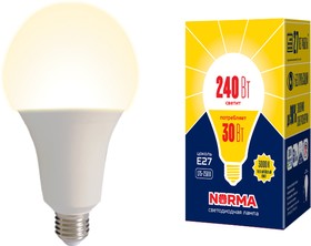 Фото 1/2 LED-A95-30W/ 3000K/E27/FR/NR Лампа светодиодная. Форма "A", матовая. Серия Norma. UL-00005604