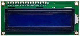 Фото 1/2 Модуль LCD 1602A голубой 2 линии х 16 знаков IIC, I2C