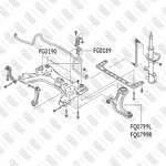 Рычаг FIXAR FQ0799R NISSAN Tiida 07- / рычаг подвески передний нижний правый