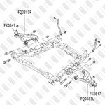 Рычаг FIXAR FQ0883R RENAULT Duster 10- / рычаг подвески передний нижний правый