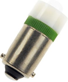LB2401C06G, LED Bulb 6V 15mA BA9s Green