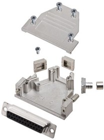 6355-0881-13, DB-25 Socket D-Sub Connector Kit, Steel