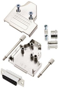 6355-0008-12, DA-15 Socket D-Sub Connector Kit, Steel