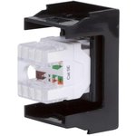 45238, RJ-45 socket category 5E Viva 1 module black