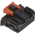 10145028-024LF, 24 Rectangular Connectors - Housings Receptacle Black 0.050" (1.27mm)