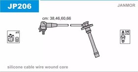 JP206, Ком-кт проводов зажигания TOYOTA: AVENSIS 97-03, AVENSIS Liftback 97-03, AVENSIS Station Wagon 97-03