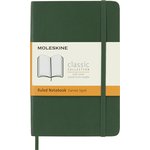 Блокнот Moleskine Classic Soft, 192стр, в линейку, мягкая обложка, зеленый [qp611k15]