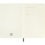 Блокнот Moleskine Classic Soft, 192стр, в линейку, мягкая обложка, зеленый [qp611k15]