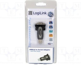 AU0034, Кабель USB-RS232 D-Sub 9pin вилка,вилка USB A