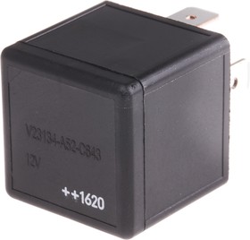 Фото 1/6 2-1393302-2, Power Relay 12VDC 120(NO)/45(NC)A SPDT(25.9x29.9x51.9)mm Plug-In Automotive