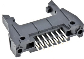 Фото 1/3 N3314-6302RB, Pin Header, длинная защелка, Wire-to-Board, 2.54 мм, 2 ряд(-ов), 14 контакт(-ов)