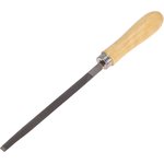KR-12-4121, Напильник треугольный 150 мм, деревянная ручка