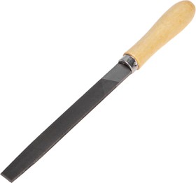 Фото 1/4 KR-12-4122, Напильник плоский 150 мм, деревянная ручка