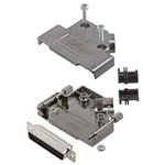 6355-0009-03, DB-25 Plug D-Sub Connector Kit, Steel
