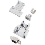 6355-0882-11, DE-15 Socket HD D-Sub Connector Kit, Zinc Backshell
