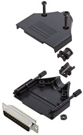 6355-0033-03, DB-25 Plug D-Sub Connector Kit, Steel