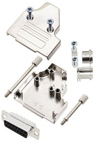 6355-0007-12, DA-15 Socket D-Sub Connector Kit, Steel