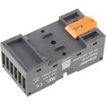 11 Pin 300V DIN Rail Relay Socket, for use with RUB Relays