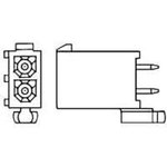 1-770166-0, Conn Wire to Board HDR 2 POS 4.14mm Solder ST Thru-Hole 2 Terminal 1 ...