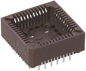 540-88-068-24-008, Conn PLCC Socket SKT 68 POS 1.27mm Solder ST Thru-Hole Box