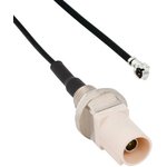 095-820-109-15B, RF Cable Assemblies FKRA(M)-AMC(M)1.37MM 5.91 Str Blkhd Plug