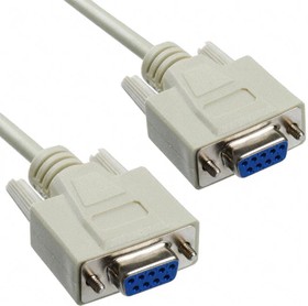 AK152-2, Cable Assembly Serial 2m 28AWG D-Subminiature to D-Subminiature 9 to 9 POS F-F Bag