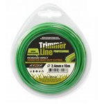 03.007.00081, Леска PROFESSIONAL 2.4мм 15м семиуг. 10/120шт. в кор. код 30286