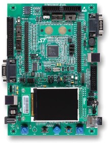 Фото 1/3 STM32303E-EVAL, Оценочная плата, микроконтроллер STM32F303Ve FPU/MPU/ETM, 240x320 TFT ЖКД, ST-LINK/V2 отладчик