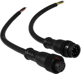 Фото 1/2 BLHK16-7PB 7 pin, Разъемы герметичные кабельные (штекер-гнездо) BLHK16-7PB, 7 контактов, IP67, 5 А, 250 В, черные
