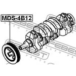 MDS-4B12, Шкив коленвала 4B12