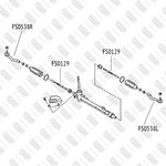 FS0538L, Наконечник рулевой Nissan Qashqai, X-Trail 07- ...