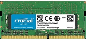 Фото 1/9 Оперативная память Crucial CT8G4SFS832A DDR4 - 1x 8ГБ 3200МГц, для ноутбуков (SO-DIMM), OEM