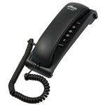 RITMIX RT-007 black проводной телефон {повторный набор номера ...