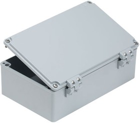 Фото 1/2 402517H Алюминиевая распределительная коробка с петлями 160x260x90mm METE
