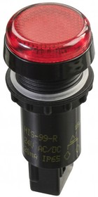 Cигнальная лампа: монт.ø22mm; красная; напр.: 230 VAC: HIS-99-R-230V AC