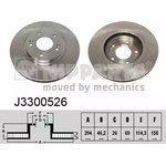 j3300526, Диск торм Hyundai Santa Fe I 2001-2006