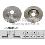 j3300526, Диск торм Hyundai Santa Fe I 2001-2006