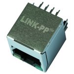 LPJD4622BDNL, Cоединитель Ethernet RJ45 1x1 вертикальный 1:1 GreenPHY 1000Base-T